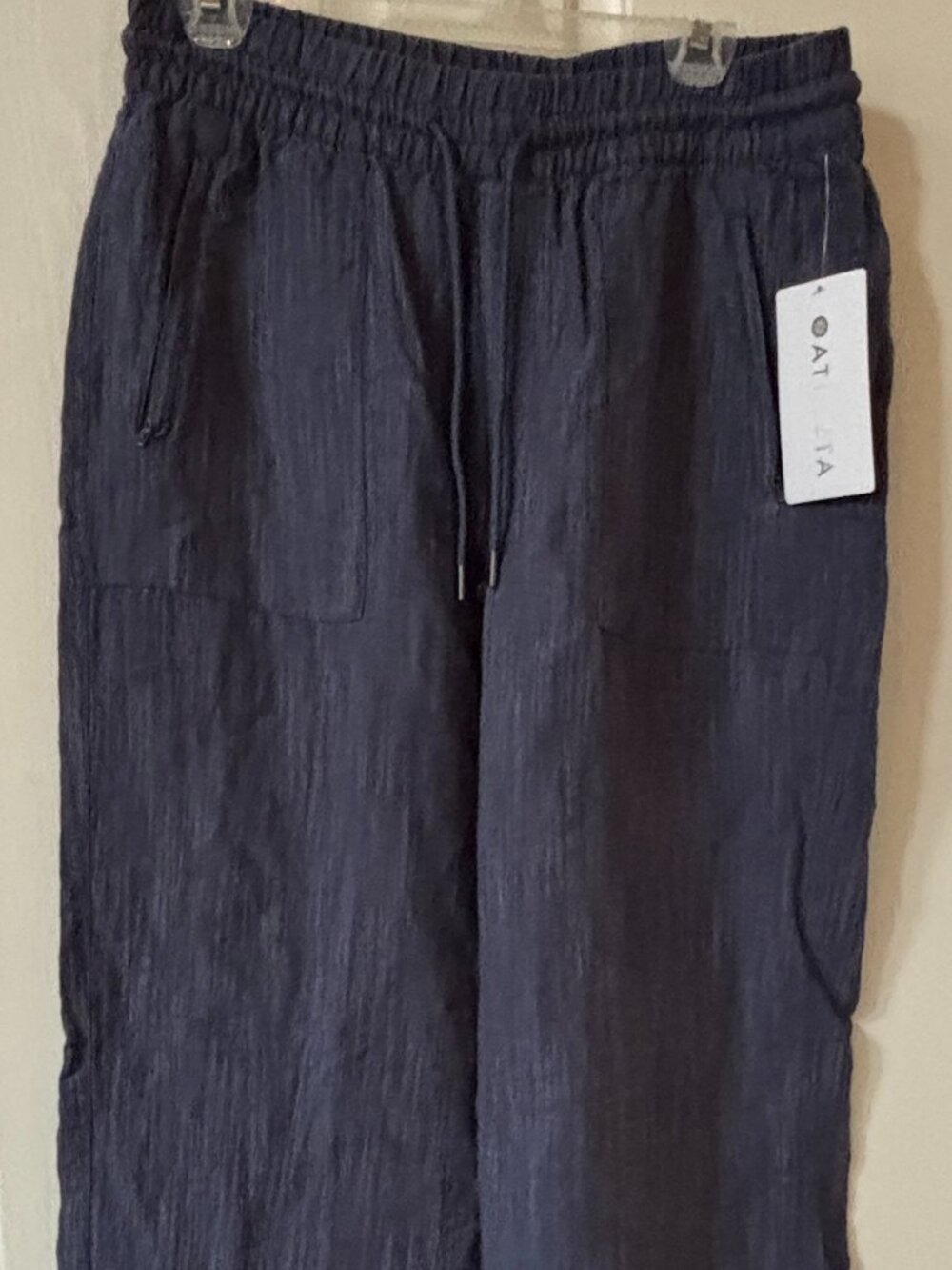 Athleta Retreat Wide Leg Linen Pant (Medium)